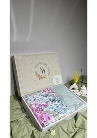 Resim Eflora Tek Kişilik Lastikli Çarşaflı Nevresim Takımı Çok Renkli 