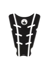 Resim Yamaha R25 2014-2018 İle Uyumlu Kaydırmaz 6d Karbon 9 Parça Tank Pad Seti Gc33 KARBON 