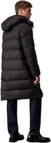 Resim Calvın Kleın Erkek Fermuarlı Kapüşonlu Dolgulu Siyah Kaban Essentials Down Long Parka J30j326102 
