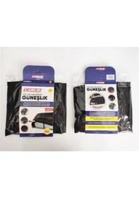 Resim 2 Adet Oto Yan Cam Perdesi Güneşlik Lastikli 