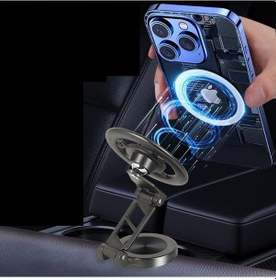Resim Torpido Üstü Araç İçi Telefon Tutucu Göğse Yapışan Manyetik Mıknatıslı Telefon Tutucu İphone 12-16 Pro Max Direk Yapışan Telefon Tutucu S25 Ultra Telefon Tutucu 2. Model 4296 
