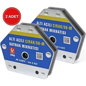 Resim Çırak/50m Manyetik Kaynak Gönyesi 2 Adet 6 Açılı 50 Kg Kaynak Tutucu 