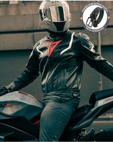 Resim cm7 Hyper Deri Motosiklet Montu Ceketi 