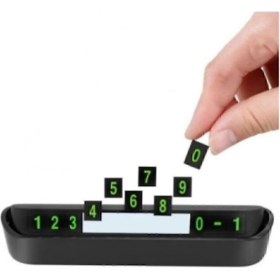 Resim Techno Station Araç Park Numaratör Numaratik Parktel Numaralık Park Tel Fosforlu 