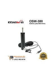 Resim Osawa Osw-380Kablolu Yaka Mikrofon 