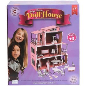 Resim Eldenör Nessiworld CCY00696 MEMO AHŞAP BEBEK EVİ NO 2 