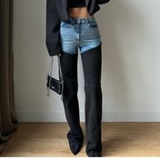 Resim Kadınlar İçin Yüksek Bel Dar Kesim Kot Pantolon - Klasik Beş Cepli Tasarım, Şık Günlük ve Resmi Giyim, Sonbahar/Kış için Ofis, Parti, Günlük Kullanım, Dayanıklı Kumaş, Slim Fit, Kaliteli Dikiş, Moda Tulum, Ofis Kıyafeti 