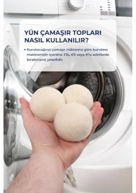 Resim River World Çamaşır Kurutma Seti Yün 3 Adet Çok Renkli 