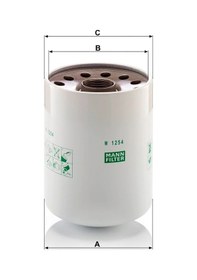 Resim W 1254 X - Yağ Filtresi - Mann Fılter 