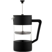 Resim Ev El Yapımı Kahve Fransız Filtre Pres Cam Çay Makinesi Siyah 1000ML 