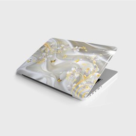 Resim Laptop Sticker Notebook Pc Kaplama Etiketi Kelebek Ve Çiçekler 