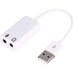 Resim Kablolu 7.1 USB Ses Kartı 3.5mm Mikrofon Çevirici Dönüştürücü Adaptö 