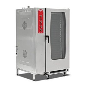 Resim Empero EMP.GKF.40 Plus Konveksiyonel Fırın - Gazlı - 40 GN-1/1 (20 GN-2/1) - Kit Arabalı - Doğalgazlı 