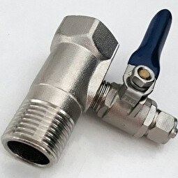 Resim Sulook Lotto Filters Su Arıtma Hat Alma T 1/2" Ve Mini Küresel Vana 1/4" 