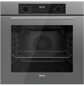 Resim Ferre QBL63CPR Gri Flowart Ankastre Fırın 