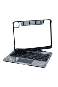 Resim Fogy Ipad Air 4/5/6.nesil 2022/2024 Uyumlu Klavyeli Kılıf 360 Dönebilen Rgb Tuşlu Touchpad 