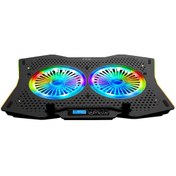 Resim Inca Inc-607gms Arrax Iı 2x Rgb Fan, Gamıng Notebook Cooler 