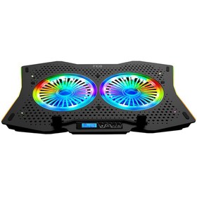 Resim Inca Inc-607gms Arrax Iı 2x Rgb Fan, Gamıng Notebook Cooler 