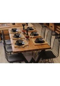 Resim Ntconcept Ntconcept Masif Ağaç Çalışma Ve Yemek Masası 