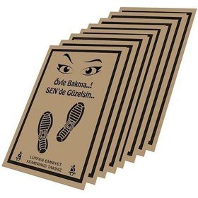 Resim Kraft Araç Araba Oto Paspas Kağıdı Baskılı 35x50 500 Adet 