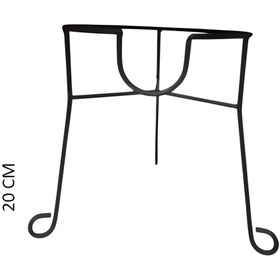 Resim Ceylin Metal Ayak Musluklu Cam Su Sebiline Uygun Yükseklik 20 Cm Ağız Çapı 17 Cm 