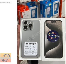Resim Apple iPhone 15 Pro İkinci El YD | 128 GB | Natürel Titanyum 