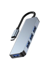 Resim Type-C 1xUSB 3.0 3xUsb 2.0 HUB Otg Çoğaltıcı Adaptörü BYL-2013T 