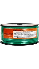 Resim Magicvoice B96 Profesyonel 2 Damarlı Blendajlı Enstrüman Mikrofon Kablosu Stereo 100 Metre (Yeşil) 