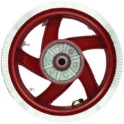 Resim Scooter Scooter Arka Jant 12 Kırmızı Diskli Küçük Göbek 