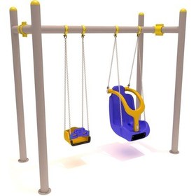 Resim Engelli Salıncak Modeli, Park Salıncak Engelli Koltuklu-100 