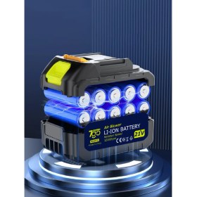 Resim 7go 7GAB01 21V Kablosuz Hava Üfleyici | 32.000RPM Turbo Fan, 12.000MAH Batarya, Bahçe & Araç Kurutma, Toz Temizleme 