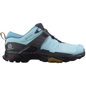 Resim Salomon X Ultra 4 Gore Tex Womens Outdoor Shoes Su Geçirmez Nefes Alabilen Lastik Bağcıklı Kadın Outdoor Ayakkabı Mavi 