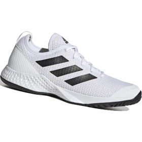 Resim Adidas GW2518 Courtflash Erkek Beyaz Tenis Ayakkabısı adidas