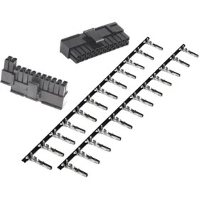 Resim Detay Kablo Atx 24 Pin Dişi (20+4 Pin) Power Konnektör Seti (4.20 Mm) 