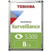 Resim TOSHIBA S300 PRO, HDWT380UZSVA, 3.5", 8TB, 256Mb 7200 Rpm, 7/24 Güvenlik HDD 
