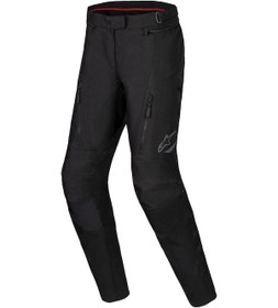 Resim Alpinestars Stella St-1 Wp Korumalı Kadın Motosiklet Pantolonu Siyah 