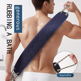 Resim Uzun Saplı Peeling Sırt Havlusu - Derin Temizlik ve Ferahlatıcı Bej Renk için Dayanıklı Pürüzlü Doku, Erkekler ve Kadınlar için Uygun Duş Banyo Aracı, Cilt Yenileme,Yüksek Kaliteli Peeling,Cilt Bakım Rutini 