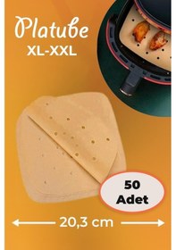 Resim Pisirme Kagidi 50 Adet Kare Delikli Airfryer Yagli Kagit Xiaomi Philips Tüm Markalara Uyumlu 