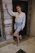 Resim SOLO TEKSTİL Kadın Kot Short 