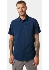 Resim Helly Hansen Tofino Solen Short Sleeve Shirt Erkek Kısa Kollu Gömlek 63204-584 Lacivert 001 