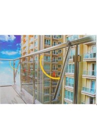 Resim Pakas Katlanabilen Çamaşır Kurutma Askısı Yuvarlak Küpeşte Pks 06 Gümüş 