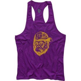 Resim Bluu Swag Fitness Gym Tank Top Sporcu Atleti (528805253) Mor 