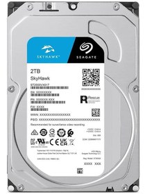 Resim Seagate 2TB ST2000VX017 5900Rpm 256MB Harddisk 7-24 Güvenlik Diski (Resmi Distribitör Ürünü) 