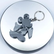 Resim 3D Mickey Mouse Figürlü Anahtarlık 
