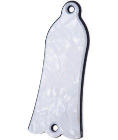 Resim 2 Delikli Bell Core Cover Gibson Gitar Headstock Bell Cover Pvc Beyaz 