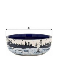 Resim Artvit El Yapımı Tezgah Üstü Lavabo - L2000056 Lacivert 