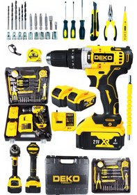 Resim Deko Turkey DKT21TM Samsung Çift Akülü Şarjlı Matkap 21V 4Ah +Set 