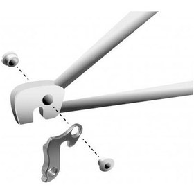 Resim Sedona Salcano Kron Kadro Kulağı-Hanger - Gümüş 