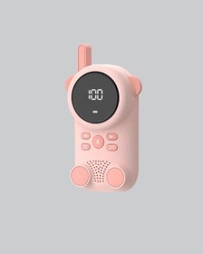Resim Şarjlı Bebek Telsizi Uzun Mesafe 22 Kanal Lcd Ekran Vox Modu 400 Mah 
