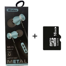 Resim Platoon MS-T5 Şarjlı MP3 Çalar Bluetooth Kulaklık + 16 GB Hafıza Kartı 